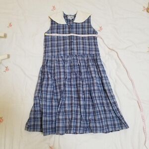 Plaid sailor babydoll dress
